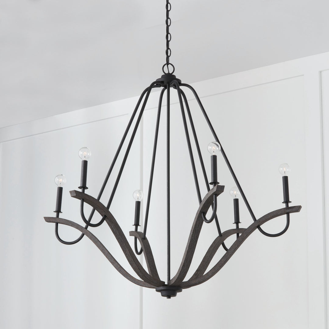 Capital Lighting Six Light Chandelier