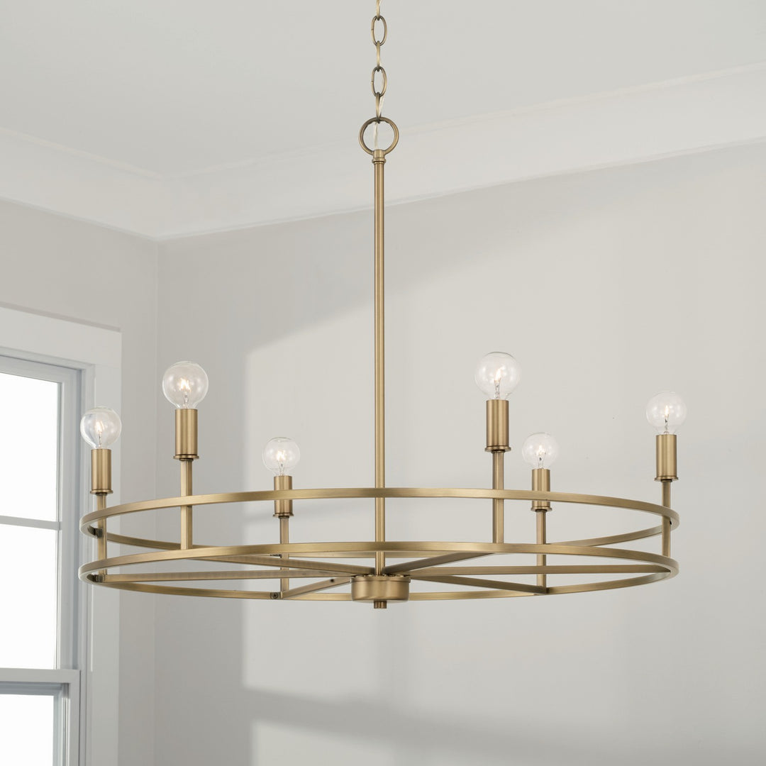 Capital Lighting Six Light Chandelier