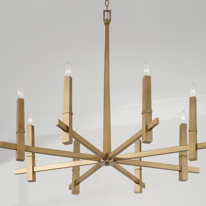 Capital Lighting Eight Light Chandelier