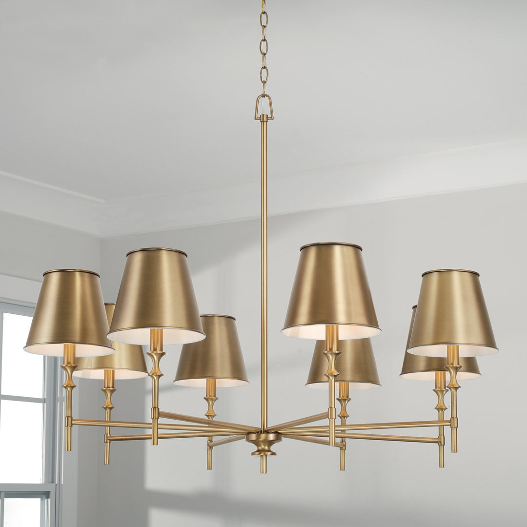 Capital Lighting Eight Light Chandelier