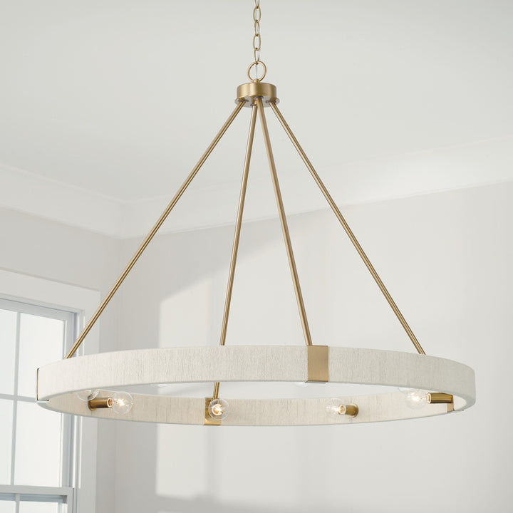 Capital Lighting Eight Light Chandelier