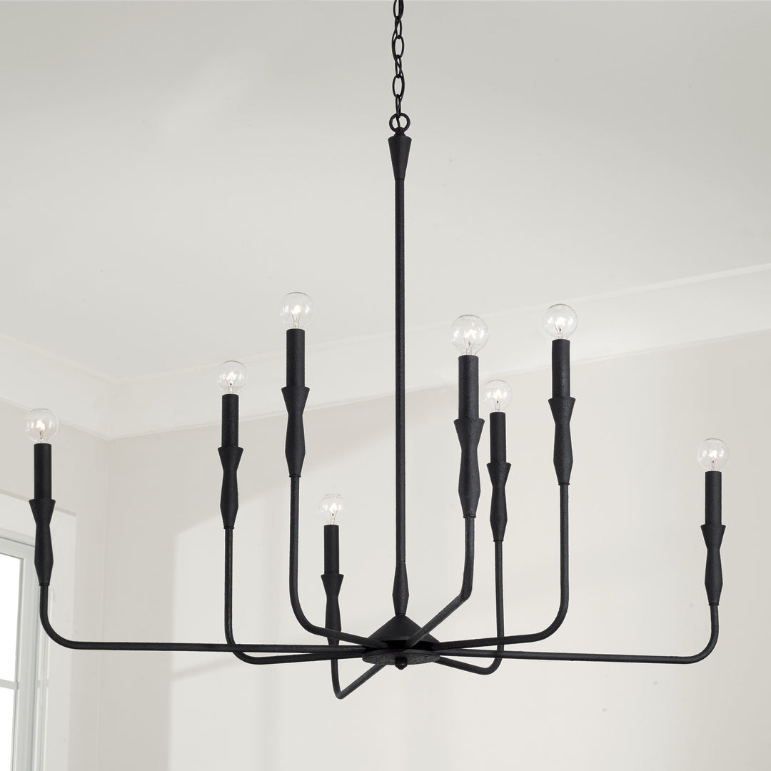 Capital Lighting Eight Light Chandelier