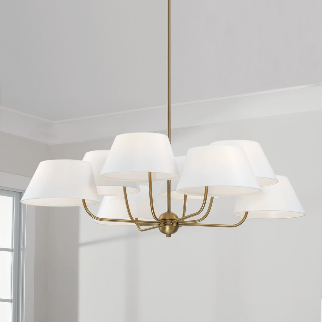 Capital Lighting Eight Light Chandelier