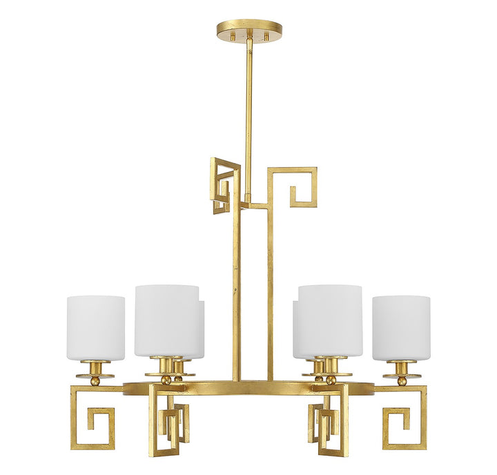 Savoy House Quatrain Six Light Chandelier