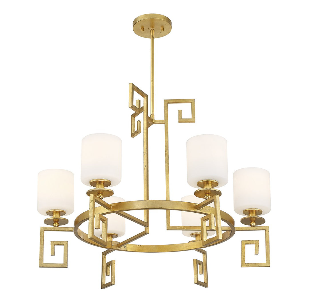 Savoy House Quatrain Six Light Chandelier