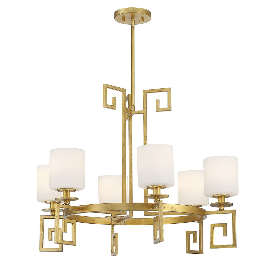 Savoy House Quatrain Six Light Chandelier