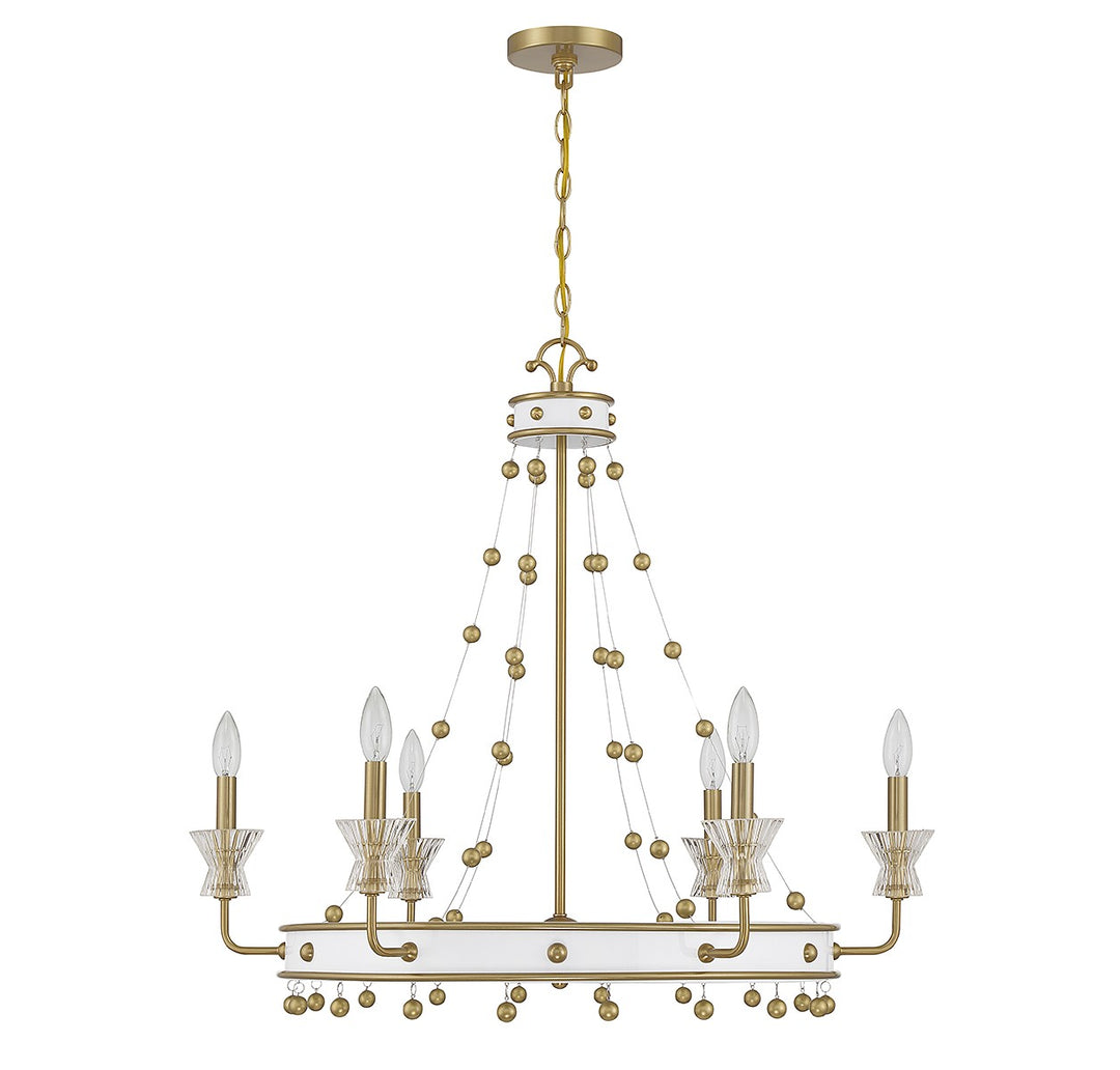 Savoy House Iris Six Light Chandelier