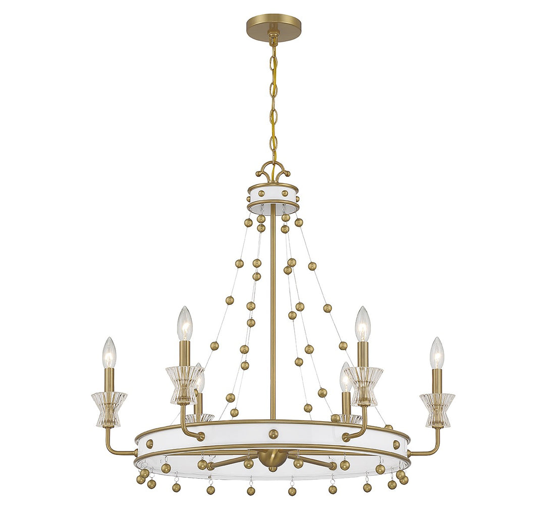 Savoy House Iris Six Light Chandelier