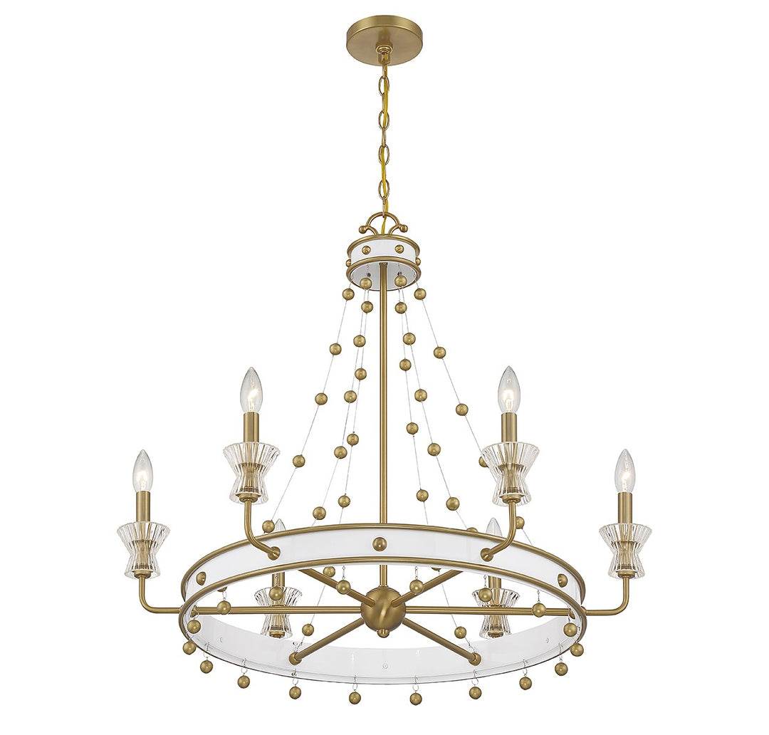 Savoy House Iris Six Light Chandelier