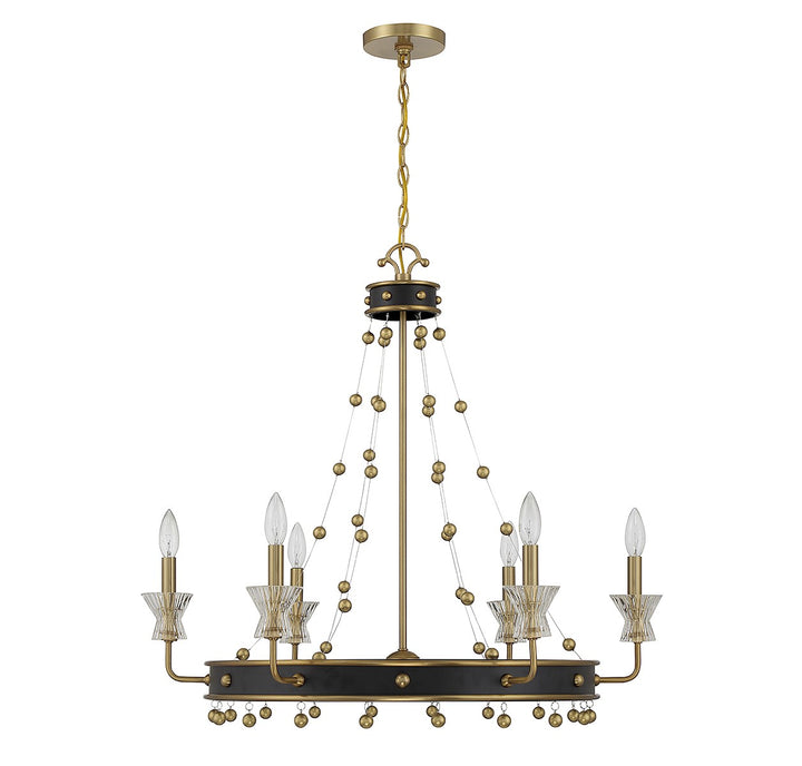 Savoy House Iris Six Light Chandelier