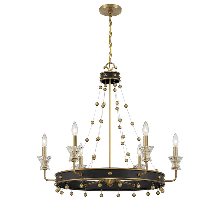 Savoy House Iris Six Light Chandelier