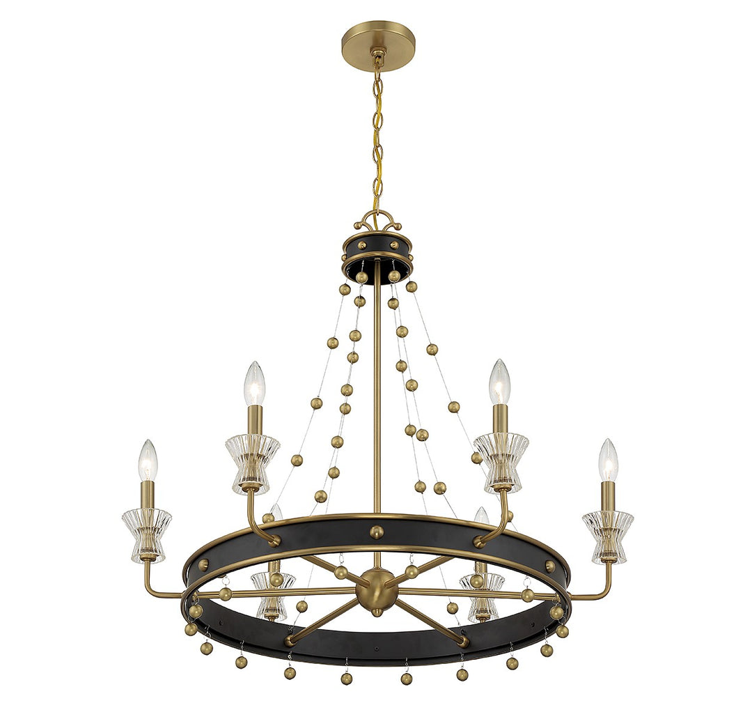 Savoy House Iris Six Light Chandelier