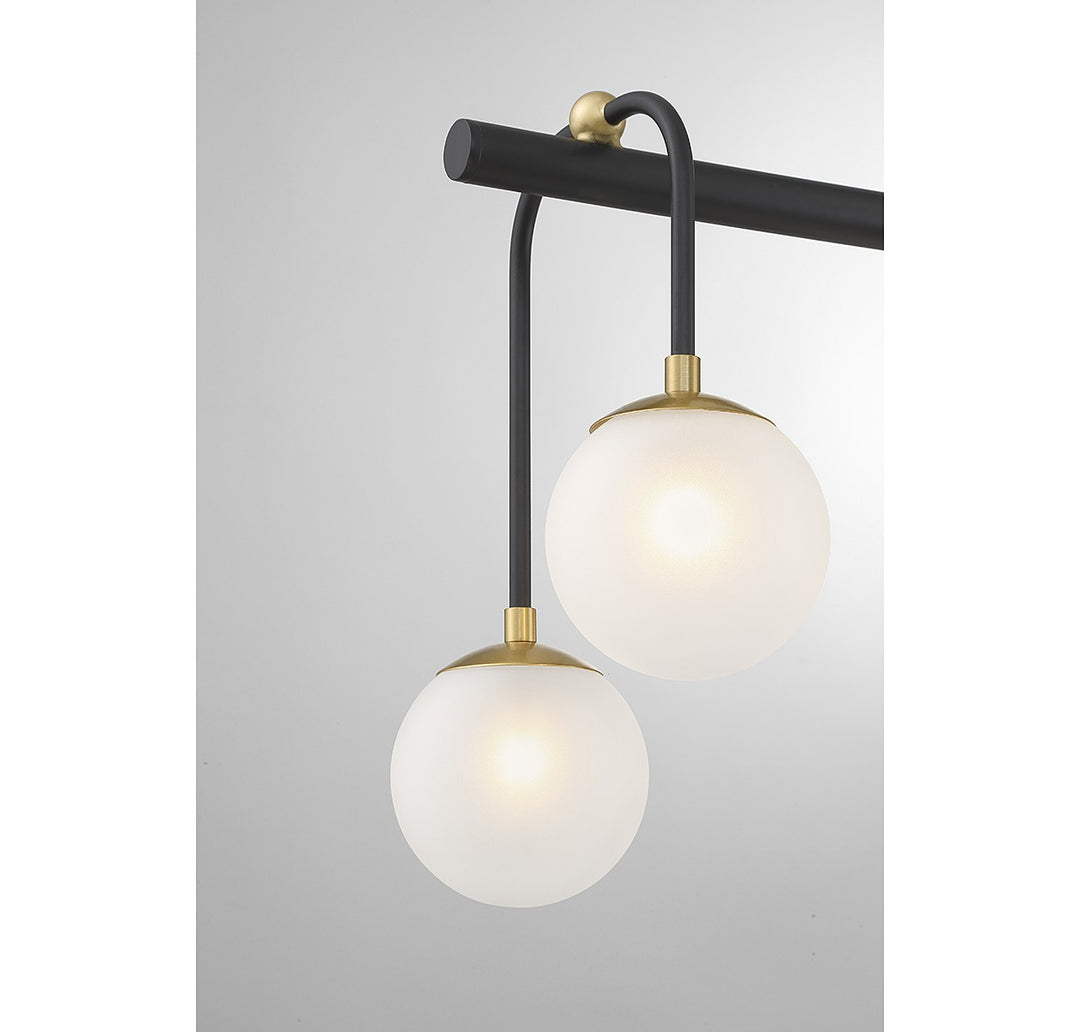 Savoy House Couplet Eight Light Linear Chandelier