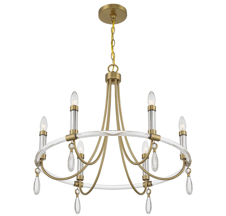 Savoy House Mayfair Six Light Chandelier