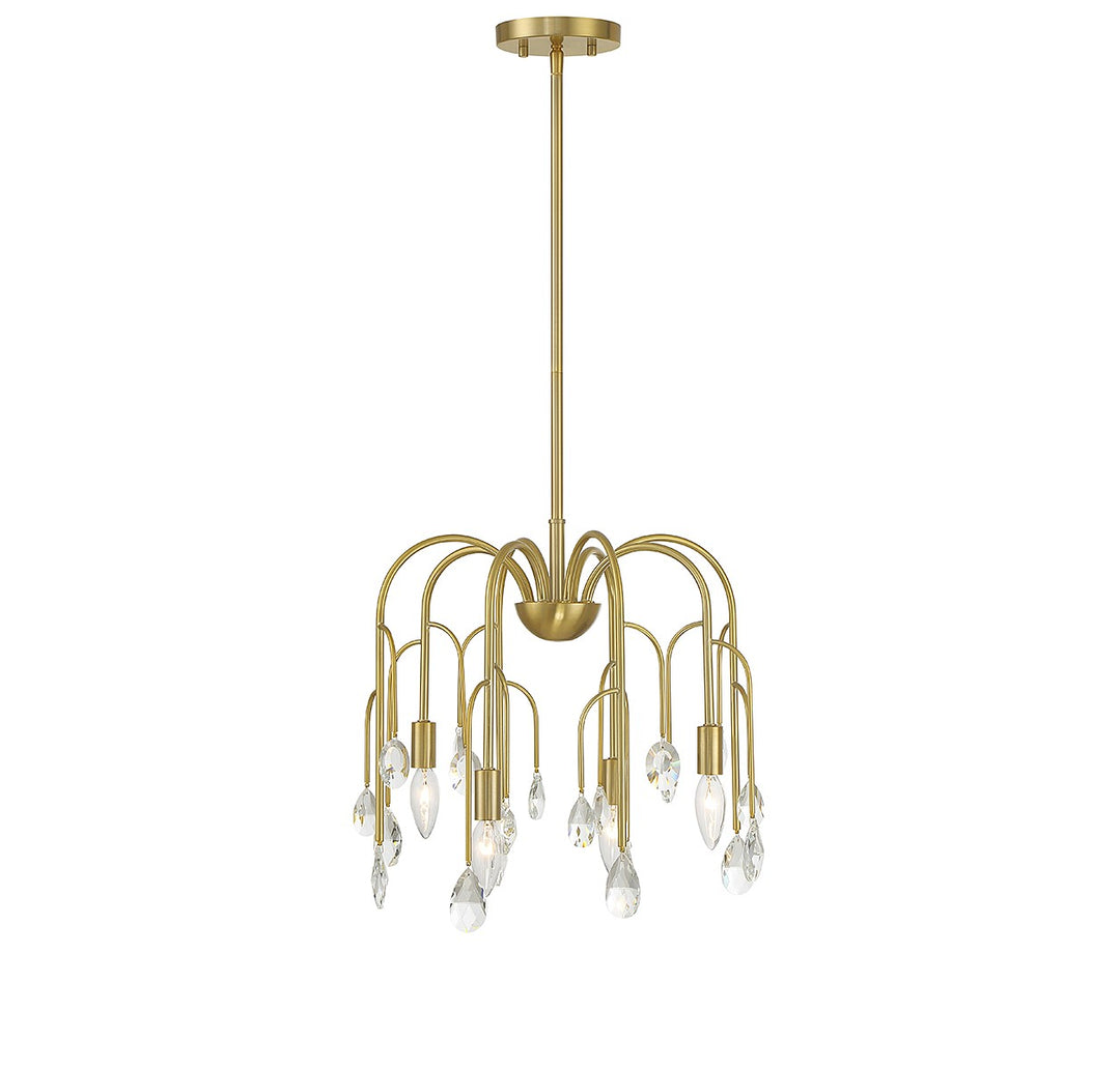 Savoy House Anholt Four Light Convertible Semi-Flush or Pendant