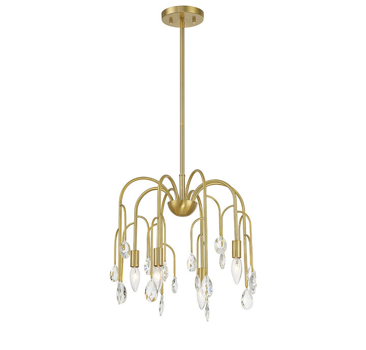 Savoy House Anholt Four Light Convertible Semi-Flush or Pendant