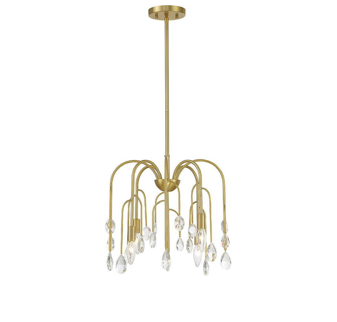 Savoy House Anholt Four Light Convertible Semi-Flush or Pendant