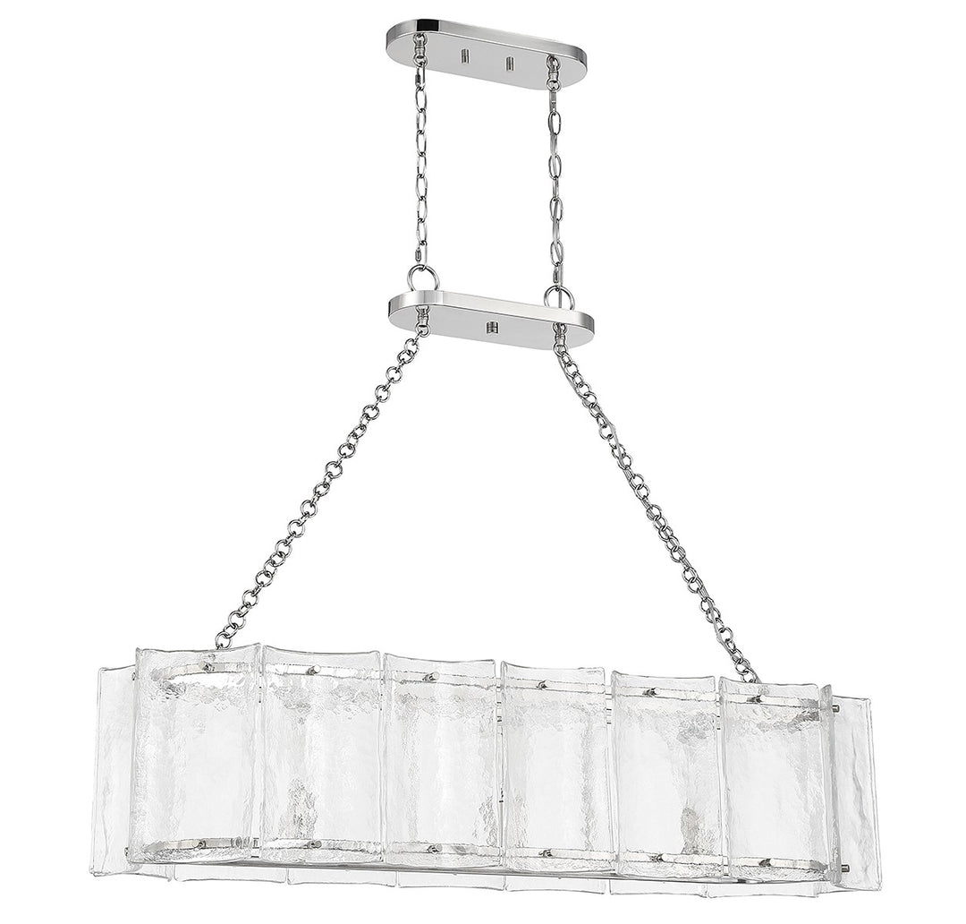 Savoy House Genry Three Light Linear Chandelier