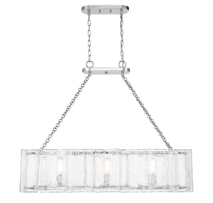 Savoy House Genry Three Light Linear Chandelier