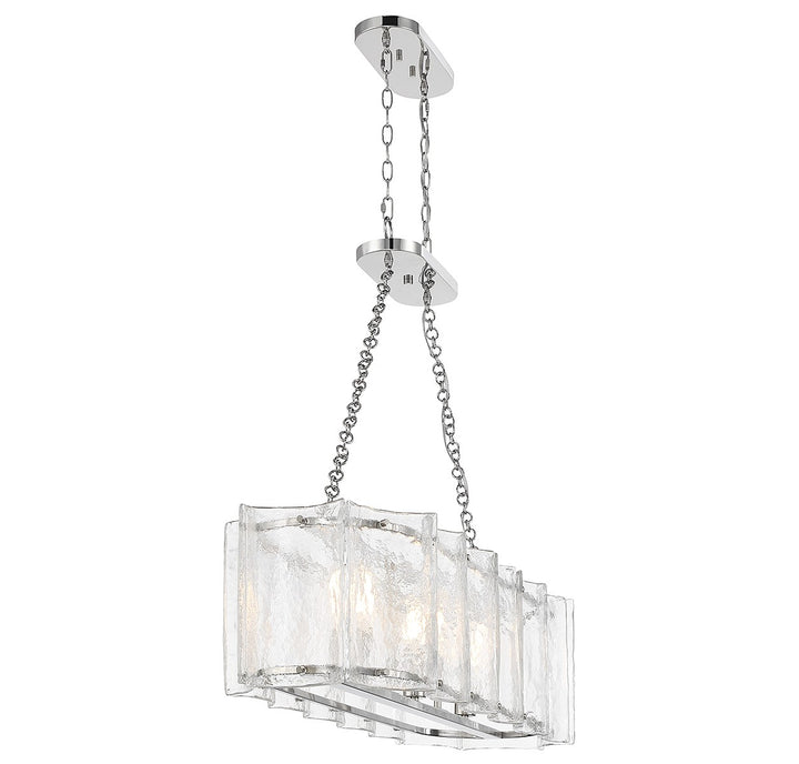 Savoy House Genry Three Light Linear Chandelier