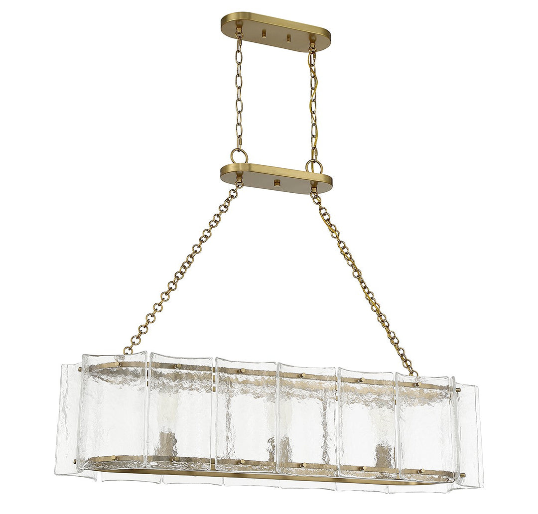 Savoy House Genry Three Light Linear Chandelier