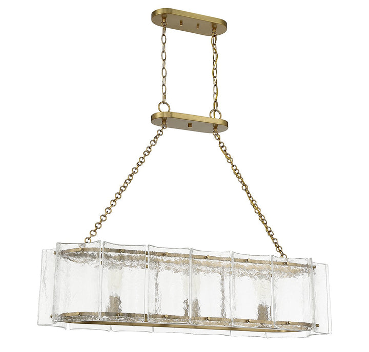 Savoy House Genry Three Light Linear Chandelier