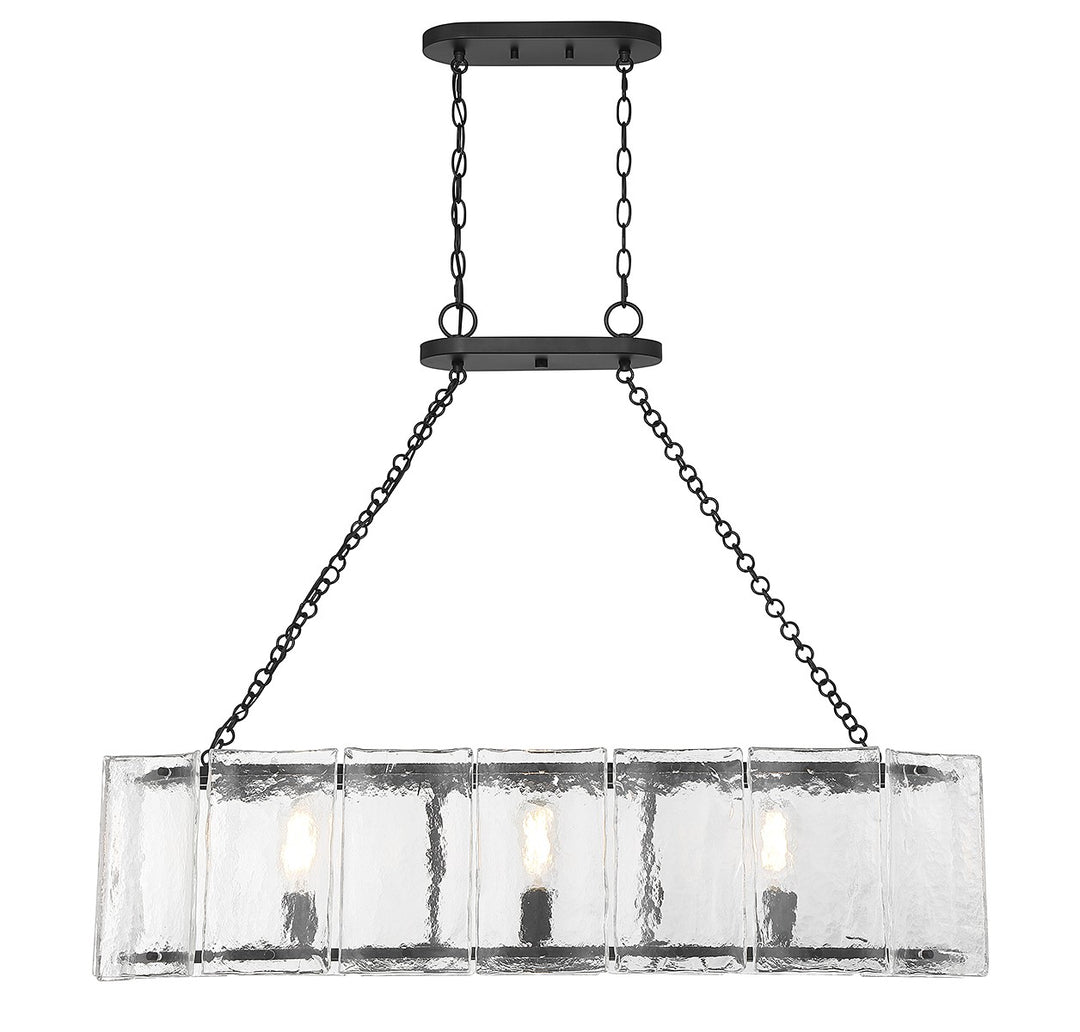 Savoy House Genry Three Light Linear Chandelier