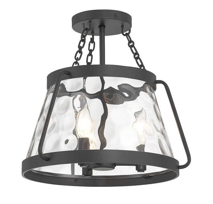 Savoy House Crawford Three Light Semi-Flush Mount