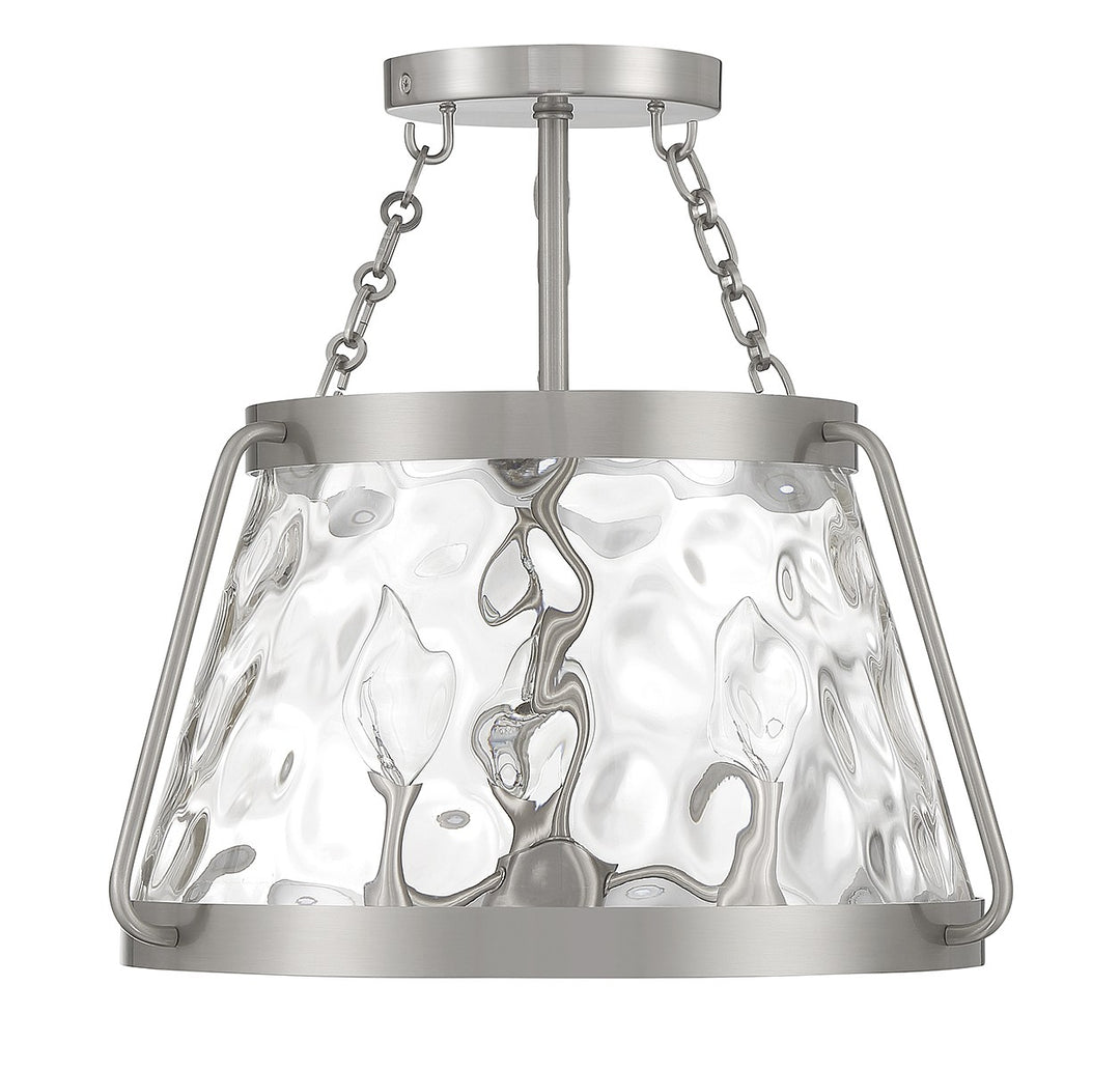 Savoy House Crawford Three Light Semi-Flush Mount