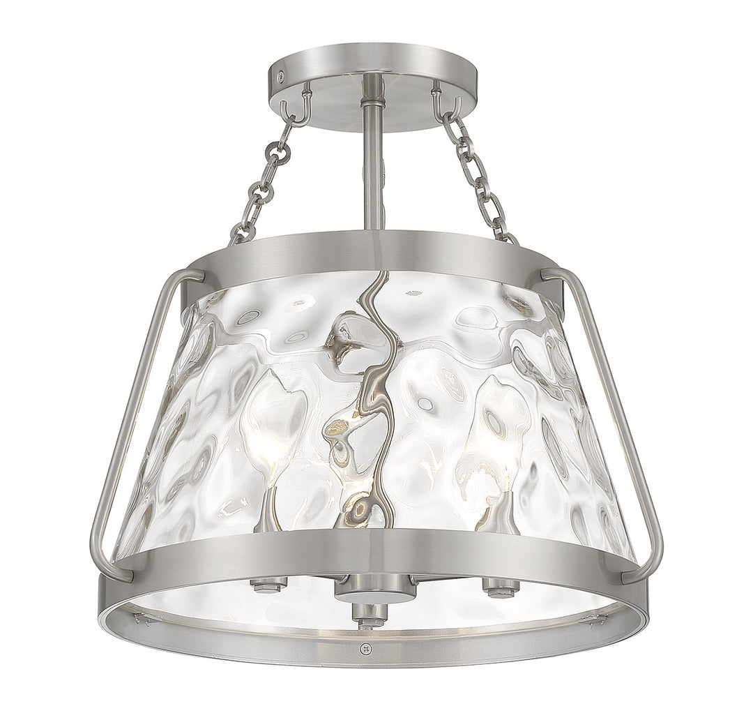 Savoy House Crawford Three Light Semi-Flush Mount