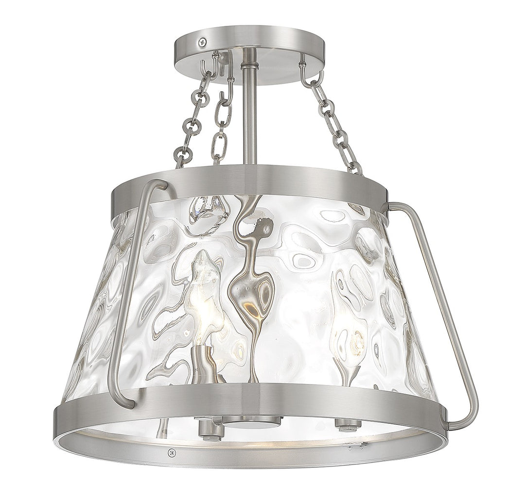 Savoy House Crawford Three Light Semi-Flush Mount