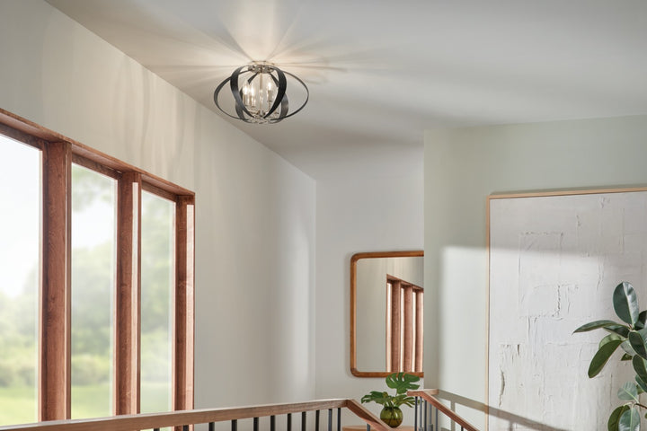 Kichler Four Light Flush Mount