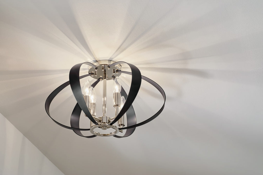 Kichler Four Light Flush Mount