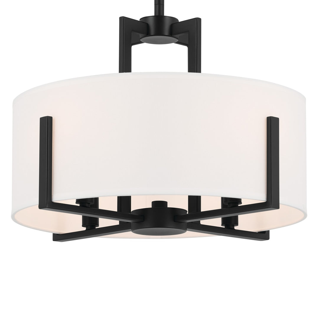 Kichler Four Light Semi Flush Mount