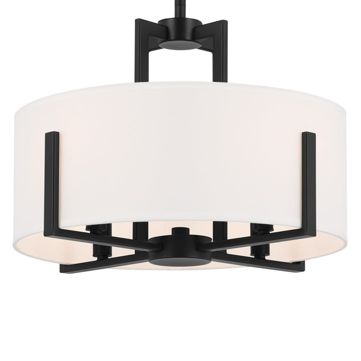 Kichler Four Light Semi Flush Mount