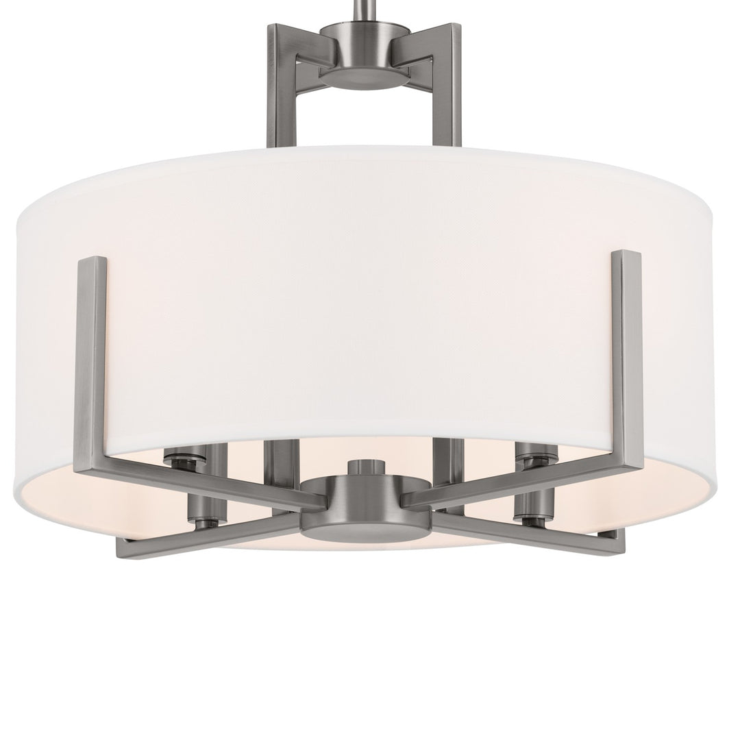 Kichler Four Light Semi Flush Mount