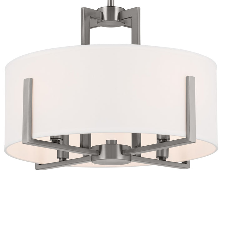 Kichler Four Light Semi Flush Mount