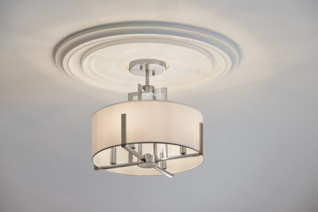 Kichler Four Light Semi Flush Mount