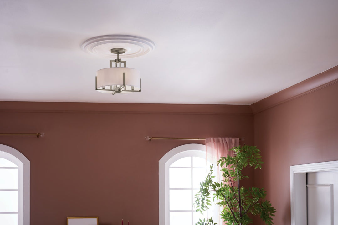 Kichler Four Light Semi Flush Mount