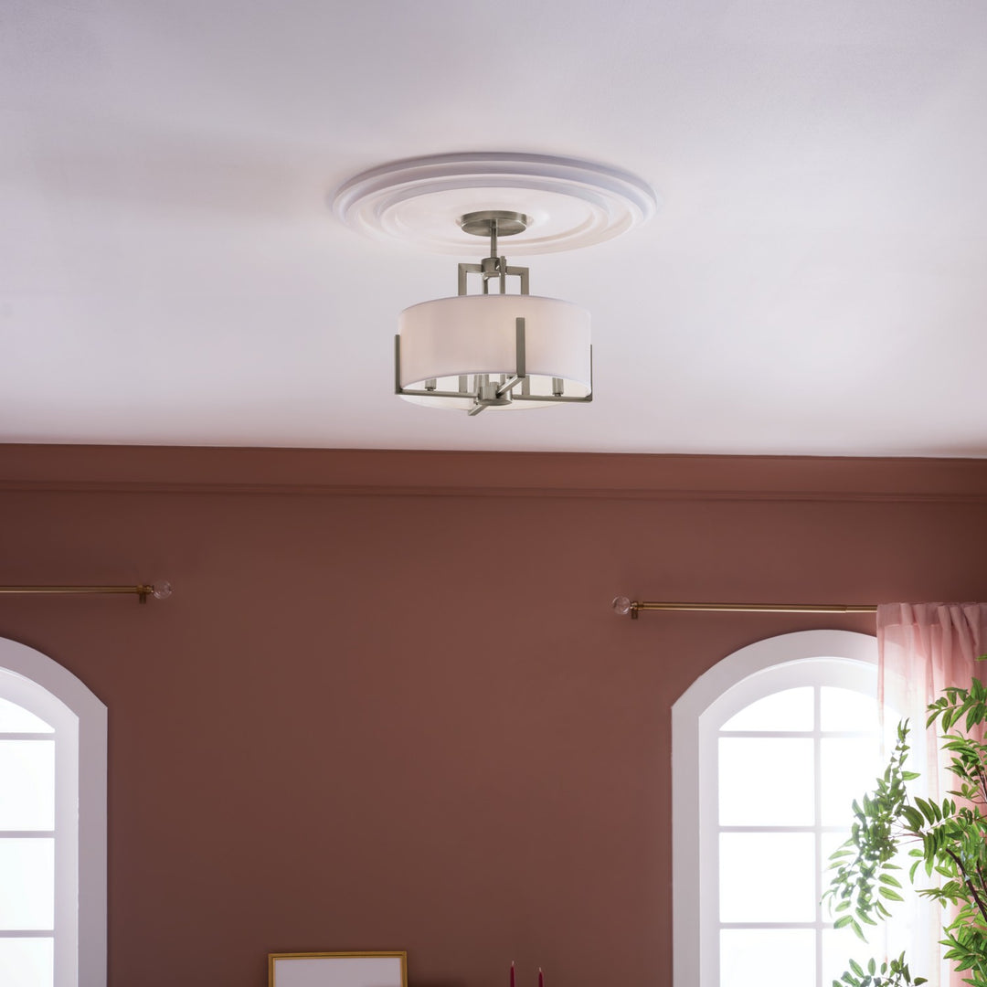 Kichler Four Light Semi Flush Mount