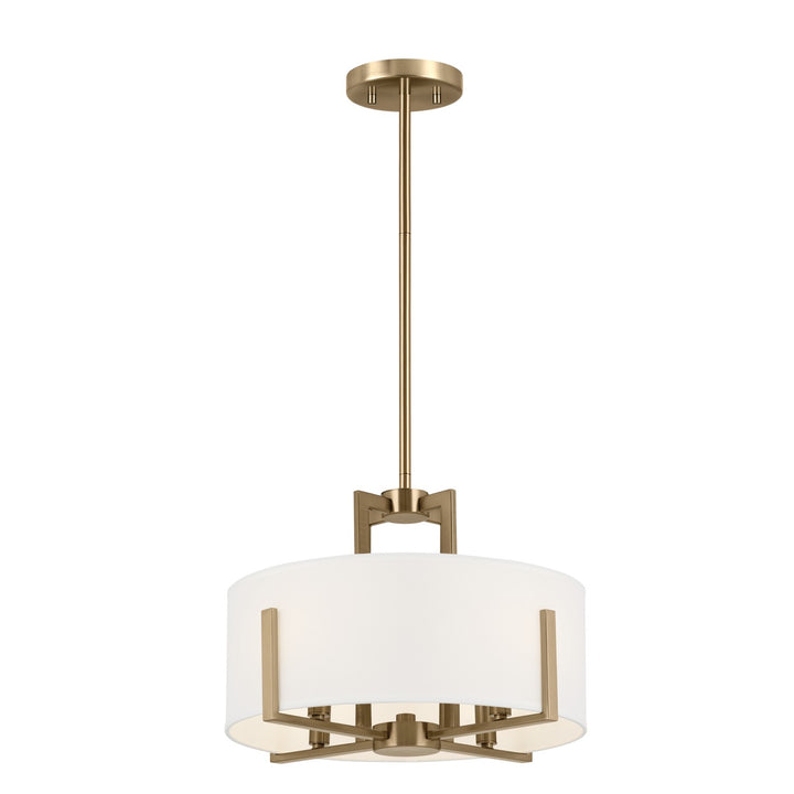 Kichler Four Light Semi Flush Mount