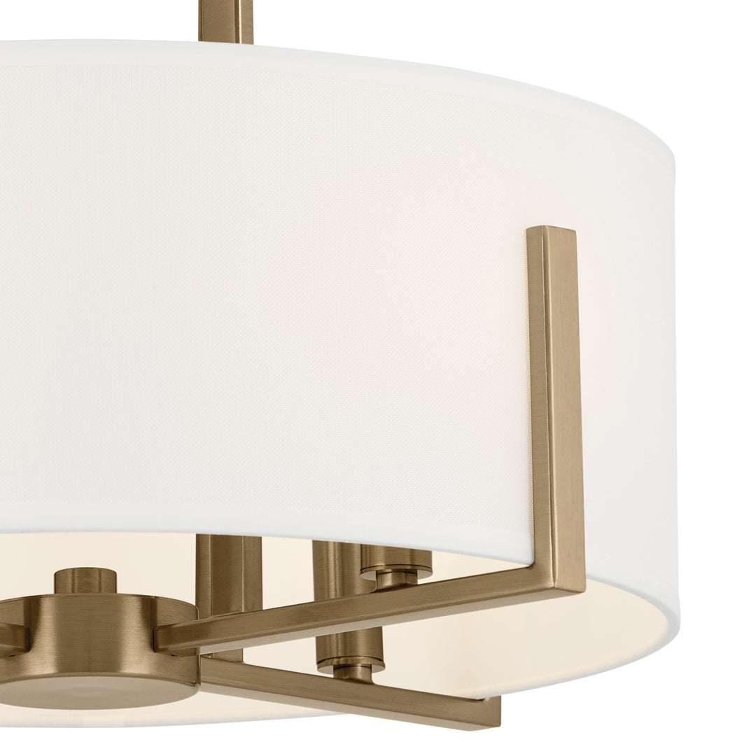 Kichler Four Light Semi Flush Mount