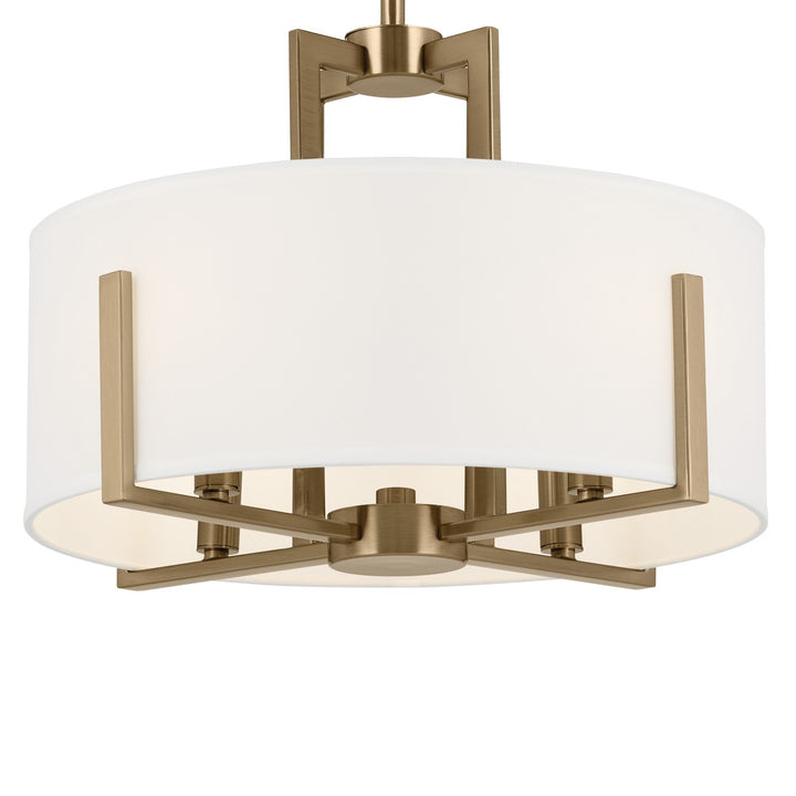 Kichler Four Light Semi Flush Mount