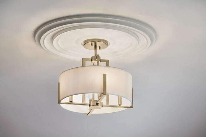 Kichler Four Light Semi Flush Mount