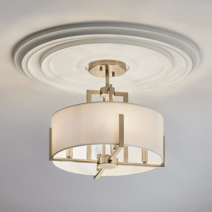 Kichler Four Light Semi Flush Mount