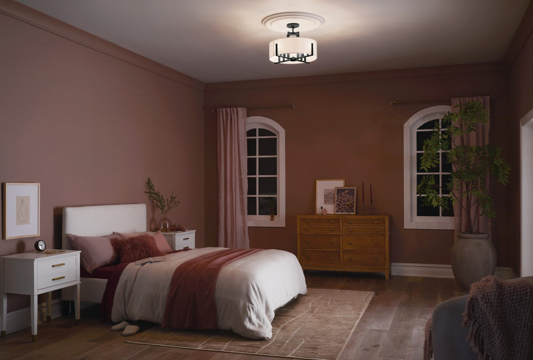 Kichler Eight Light Semi Flush Mount