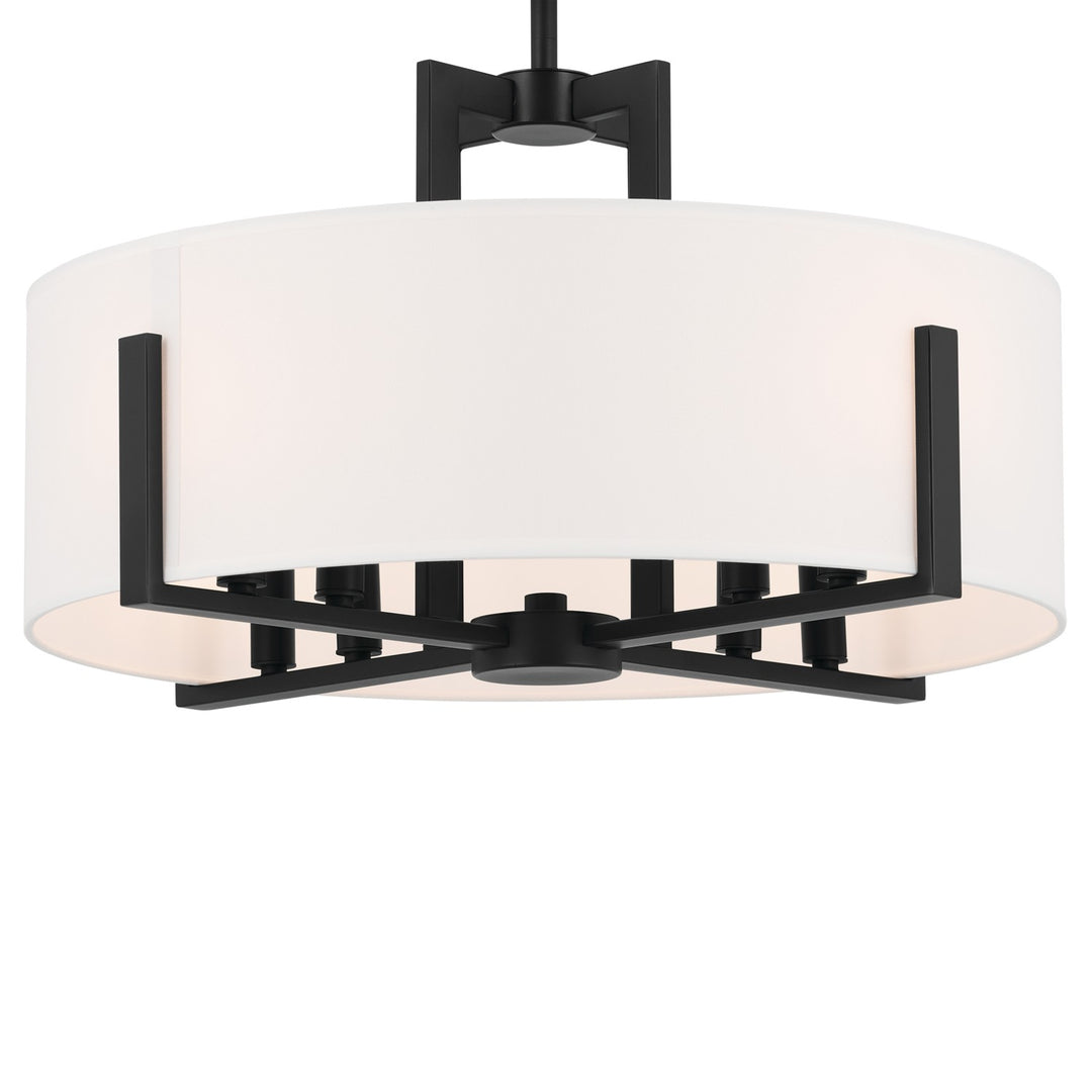 Kichler Eight Light Semi Flush Mount