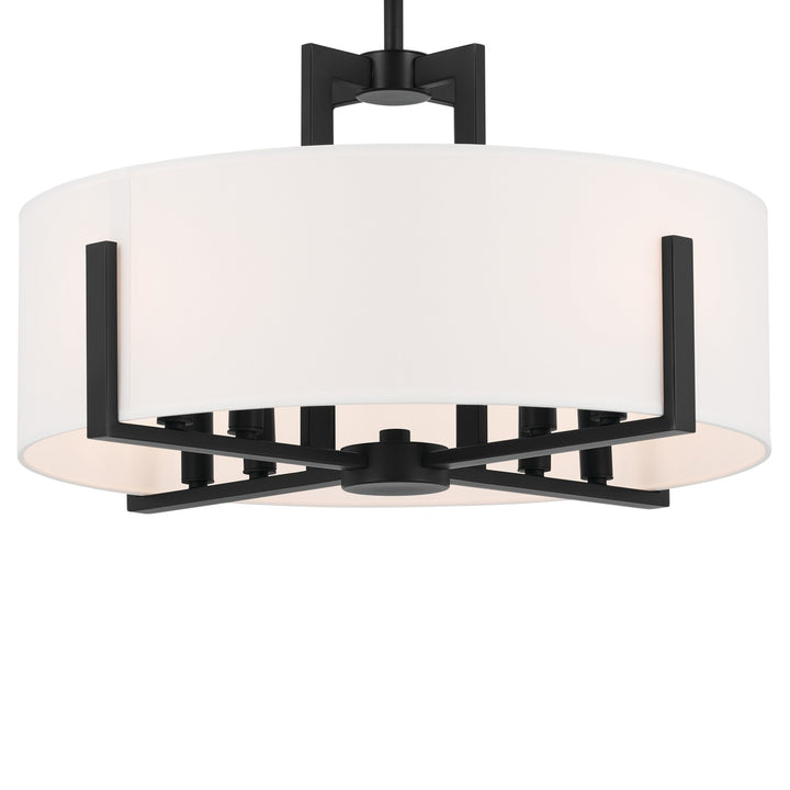 Kichler Eight Light Semi Flush Mount