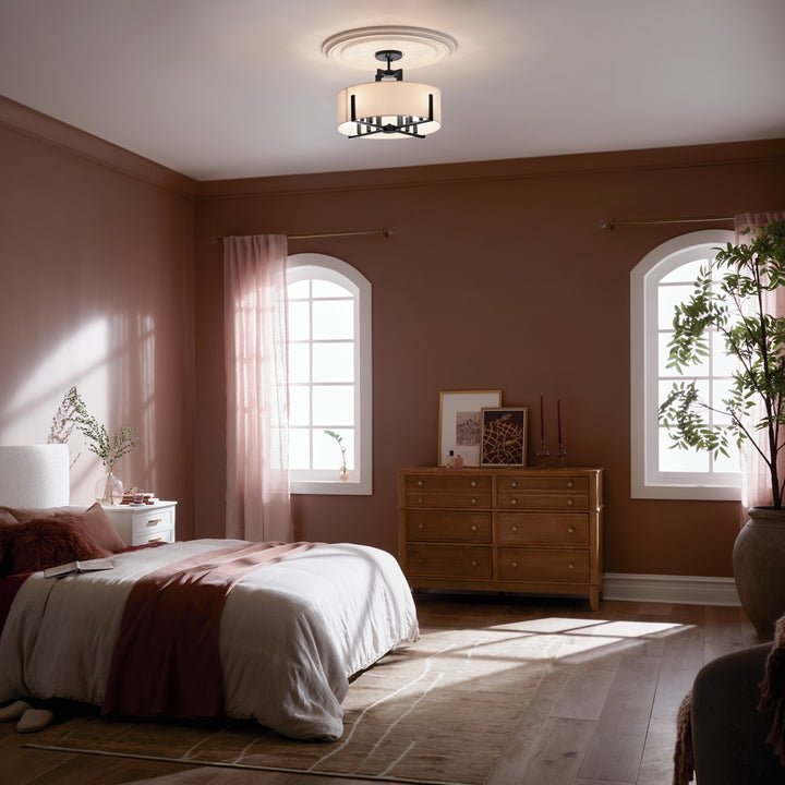 Kichler Eight Light Semi Flush Mount