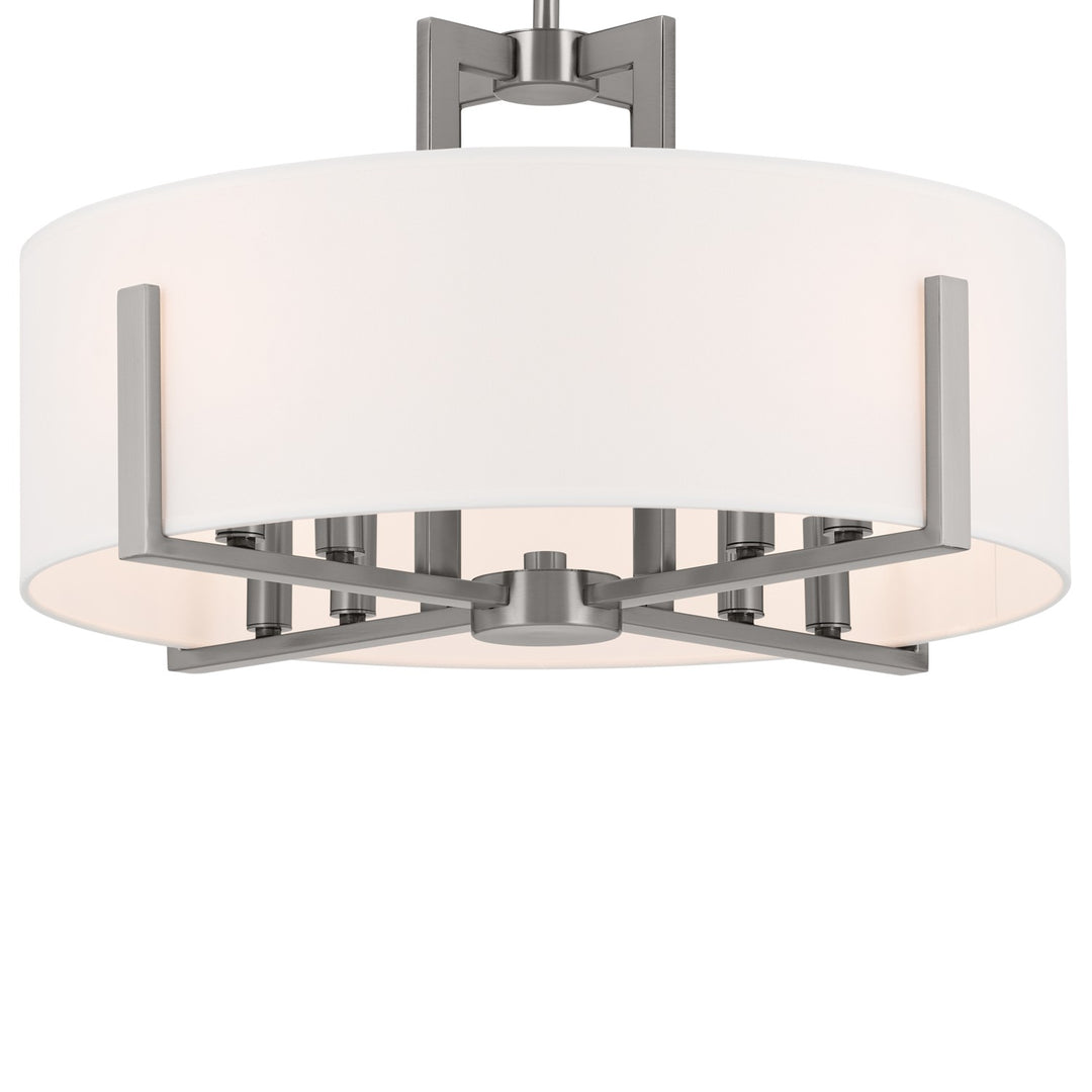 Kichler Eight Light Semi Flush Mount